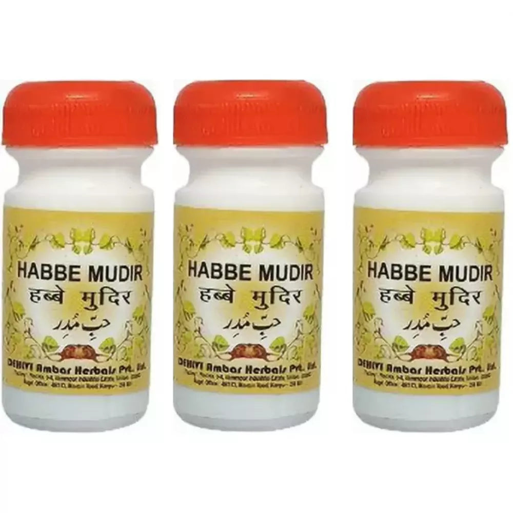 Dehlvi Ambar Habbe Mudir - 20 Pills (Pack of 3)